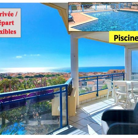 Plain-Pied, Terrasse, Piscine, Pleine Vue Mer, Plage A 6' A Pied, Parking, Wifi Fleury  Buitenkant foto
