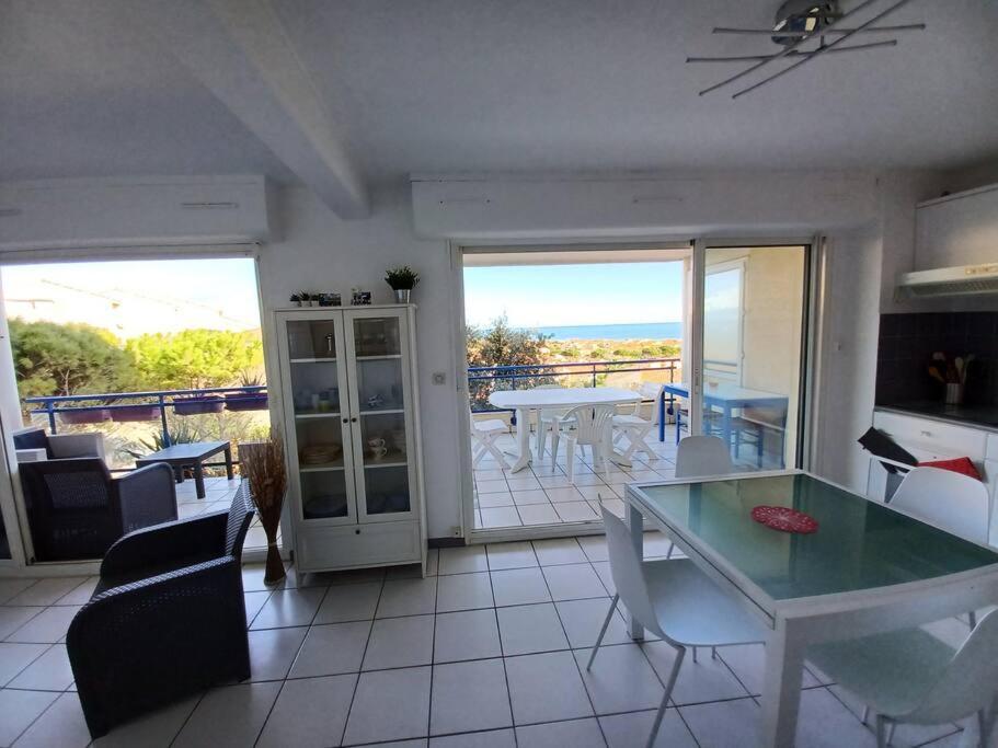 Plain-Pied, Terrasse, Piscine, Pleine Vue Mer, Plage A 6' A Pied, Parking, Wifi Fleury  Buitenkant foto