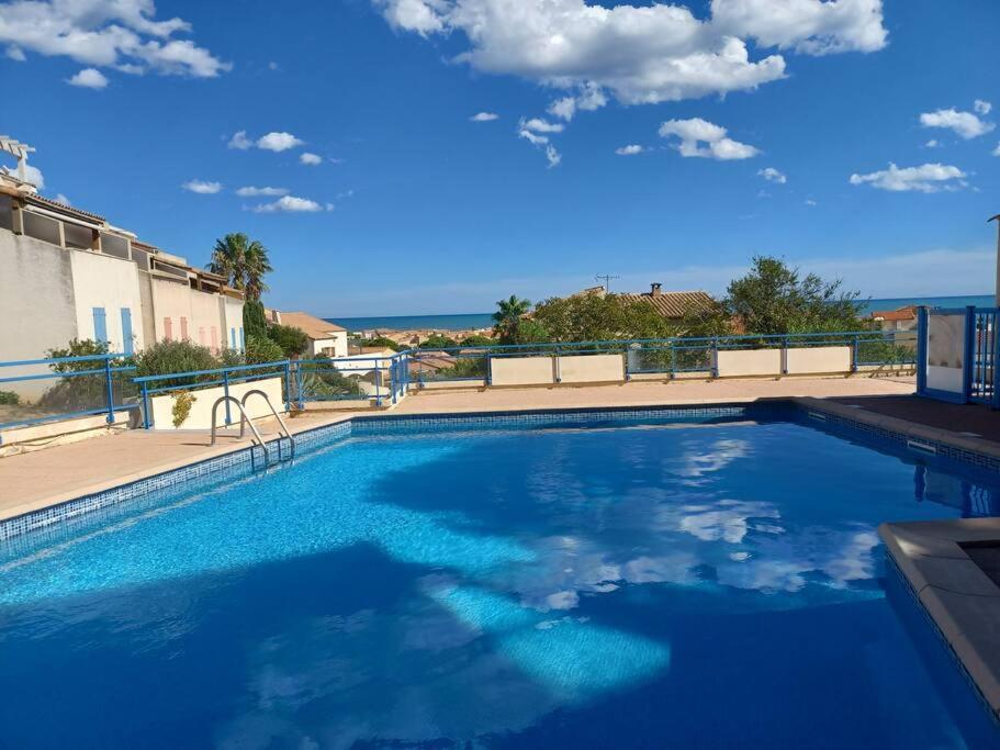Plain-Pied, Terrasse, Piscine, Pleine Vue Mer, Plage A 6' A Pied, Parking, Wifi Fleury  Buitenkant foto