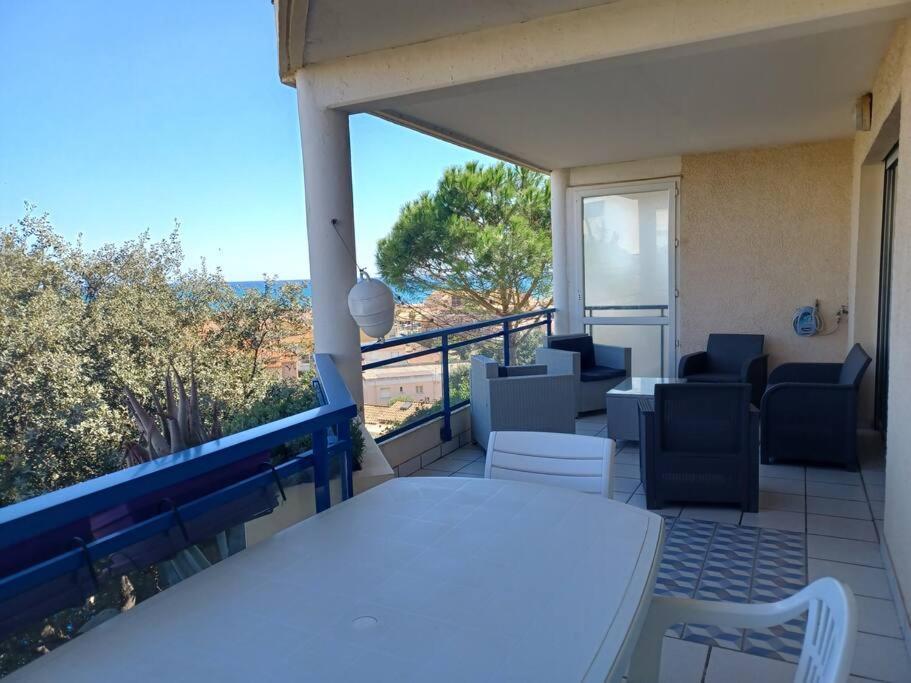 Plain-Pied, Terrasse, Piscine, Pleine Vue Mer, Plage A 6' A Pied, Parking, Wifi Fleury  Buitenkant foto