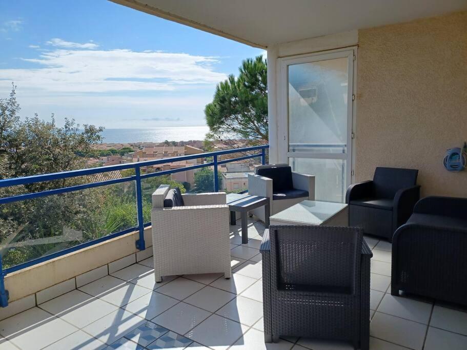 Plain-Pied, Terrasse, Piscine, Pleine Vue Mer, Plage A 6' A Pied, Parking, Wifi Fleury  Buitenkant foto