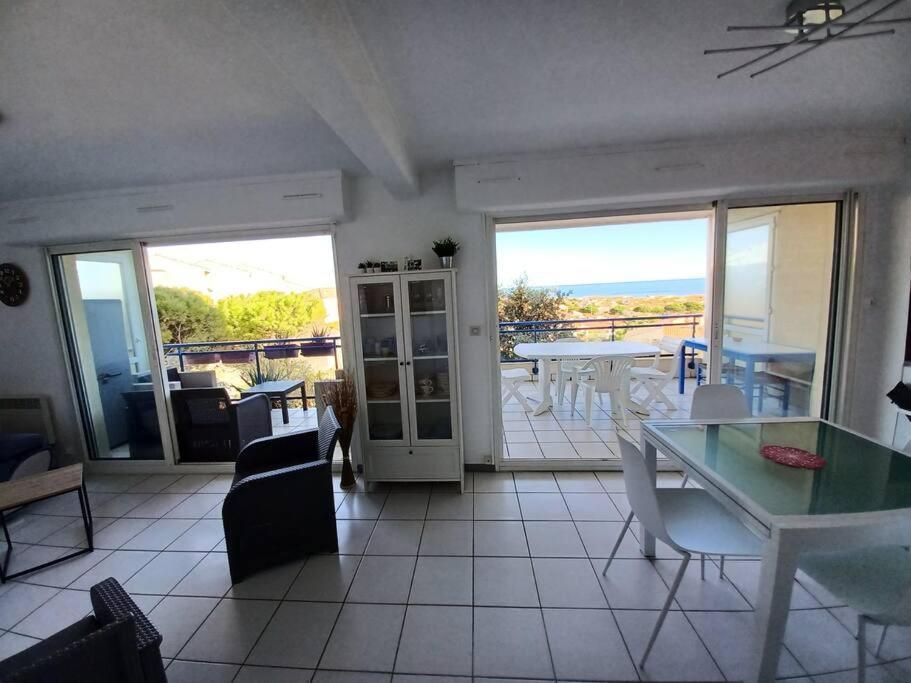 Plain-Pied, Terrasse, Piscine, Pleine Vue Mer, Plage A 6' A Pied, Parking, Wifi Fleury  Buitenkant foto