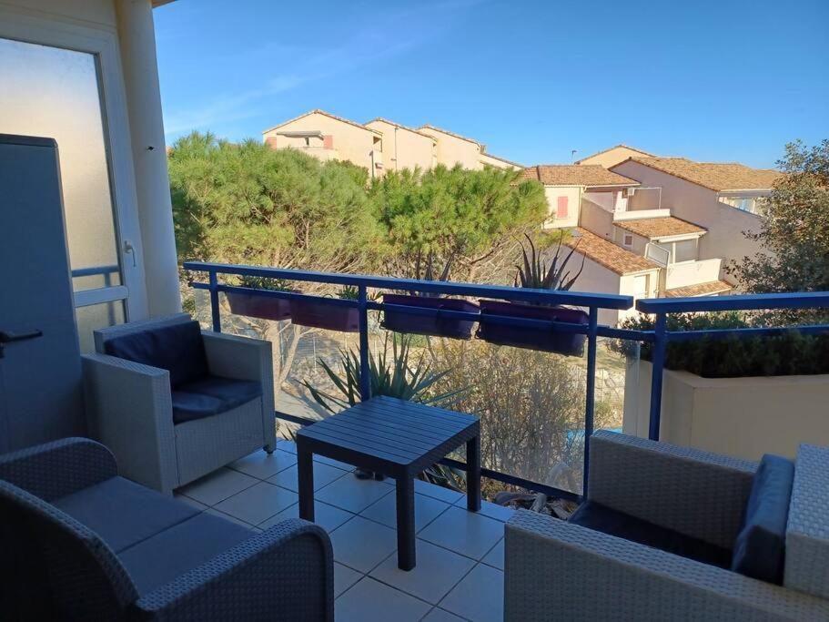 Plain-Pied, Terrasse, Piscine, Pleine Vue Mer, Plage A 6' A Pied, Parking, Wifi Fleury  Buitenkant foto