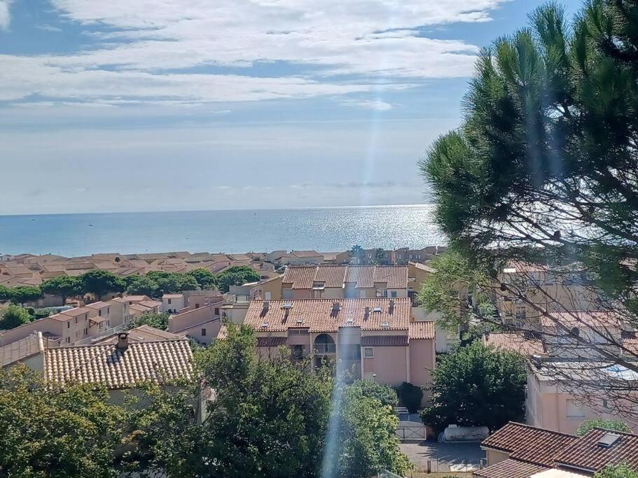 Plain-Pied, Terrasse, Piscine, Pleine Vue Mer, Plage A 6' A Pied, Parking, Wifi Fleury  Buitenkant foto
