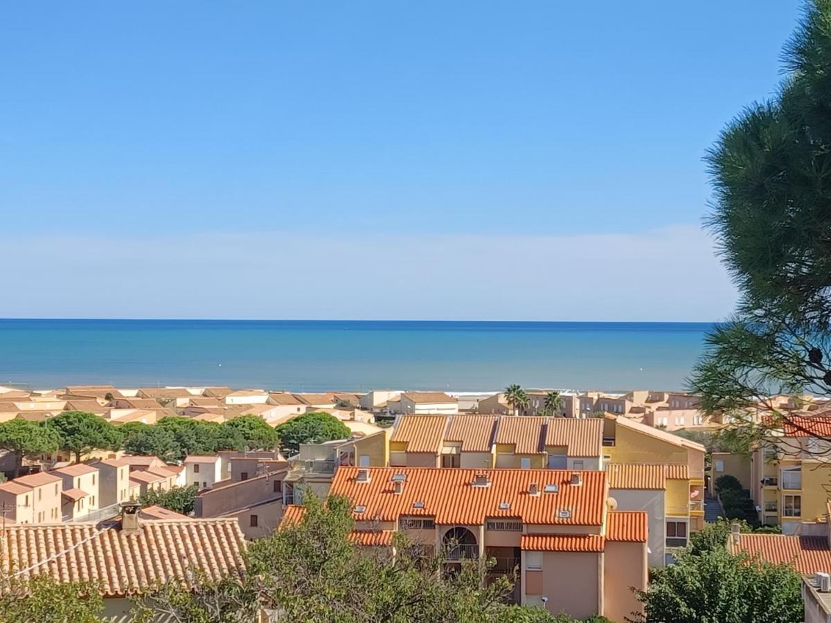 Plain-Pied, Terrasse, Piscine, Pleine Vue Mer, Plage A 6' A Pied, Parking, Wifi Fleury  Buitenkant foto